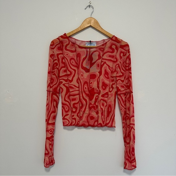 omighty Tops - OMIGHTY SSENSE Exclusive Pink Mesh Lava Top